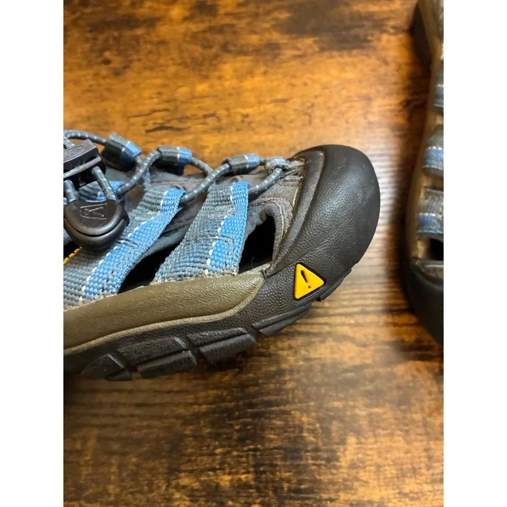 KEEN Kids Newport H2 Waterproof Hiking Sandals Blue Gray Outdoor Shoes